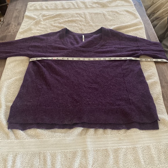 Margaret O’Leary 100% cashmere slouchy oversized beautiful purple sweater - Picture 9 of 9